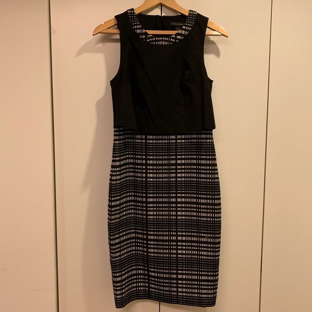 Banana Republic crop top A-line dress